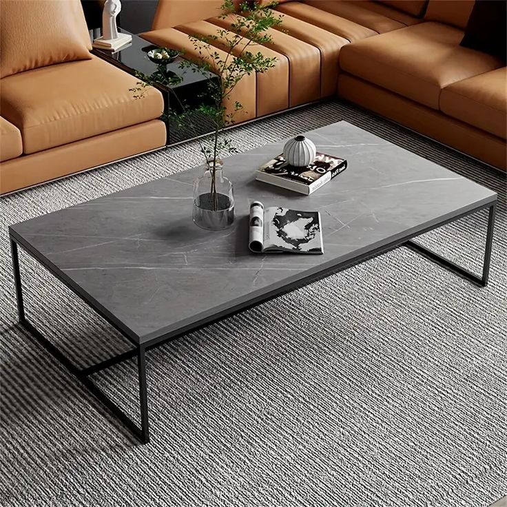Axis architectural concrete coffee table by KATACHI Studio.