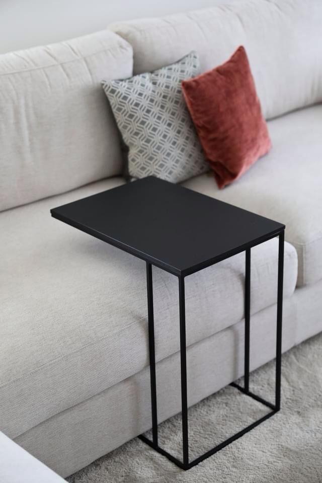 Monolith architectural concrete side table by KATACHI Studio.