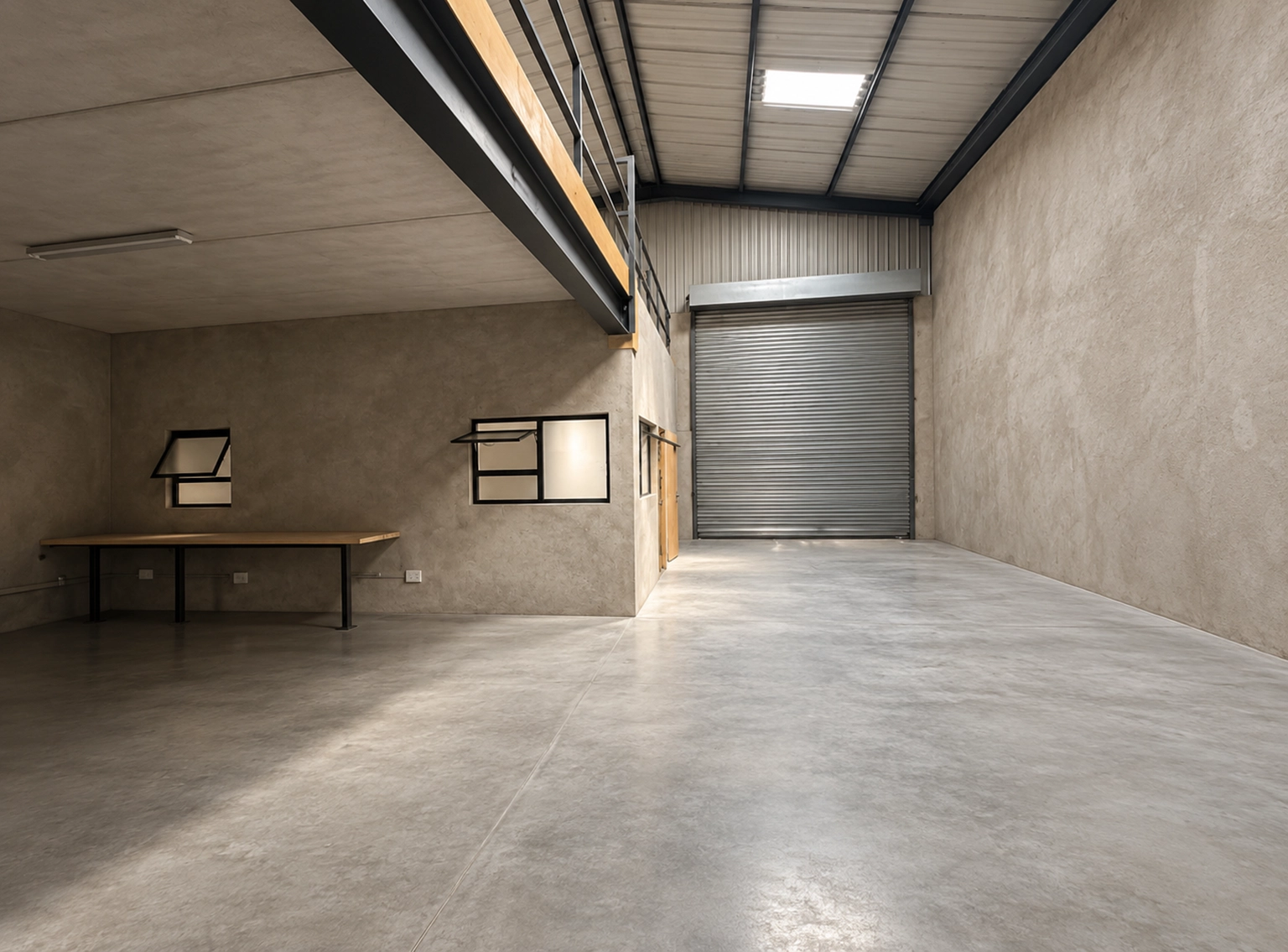 Minimal cement-toned architectural space representing the future direction of KATACHI Studio